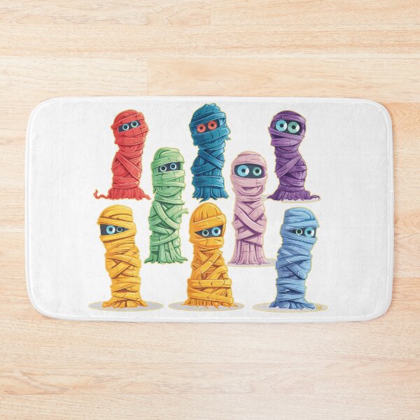 Item preview, Cute Colorful Mummy Sticker Sheet Funny Halloween Monster Kids Pack Poster designed and sold by DesignArtist.ia.