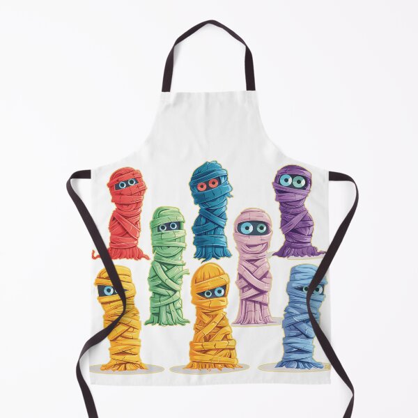 Item preview, Cute Colorful Mummy Sticker Sheet Funny Halloween Monster Kids Pack Poster designed and sold by DesignArtist.ia.