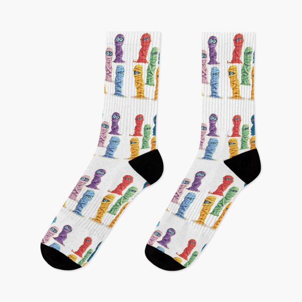 Item preview, Cute Colorful Mummy Sticker Sheet Funny Halloween Monster Kids Pack Poster designed and sold by DesignArtist.ia.