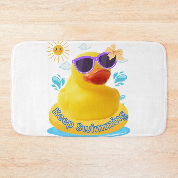 Item preview, Keep Swimming Rubber Ducky designed and sold by ARMYPLUGCO.