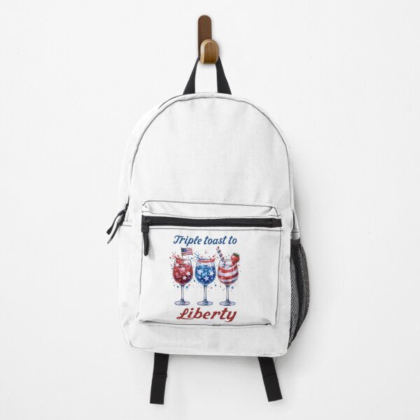 Item preview, Triple Toast To Liberty Patriotic colors gift designed and sold by CleanDecor.