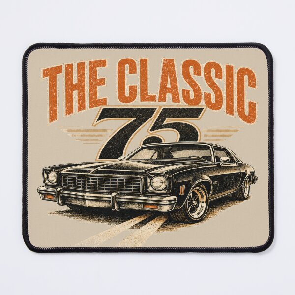 Item preview, The Classic 75 Vintage Car Show Coupe designed and sold by POD DYNASTY | Original Print On Demand T-Shirt Graphics.