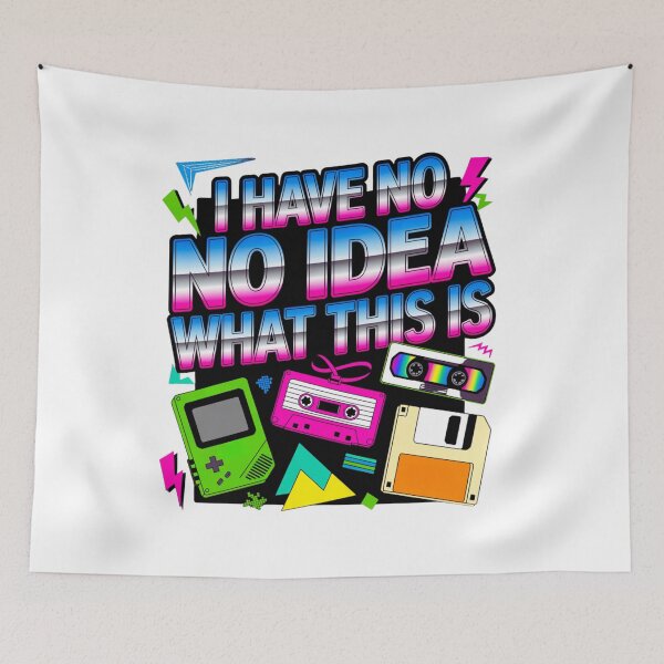 Item preview, I Have No Idea What This Is Retro 80s 90s Tech Design designed and sold by MerchlyMike.