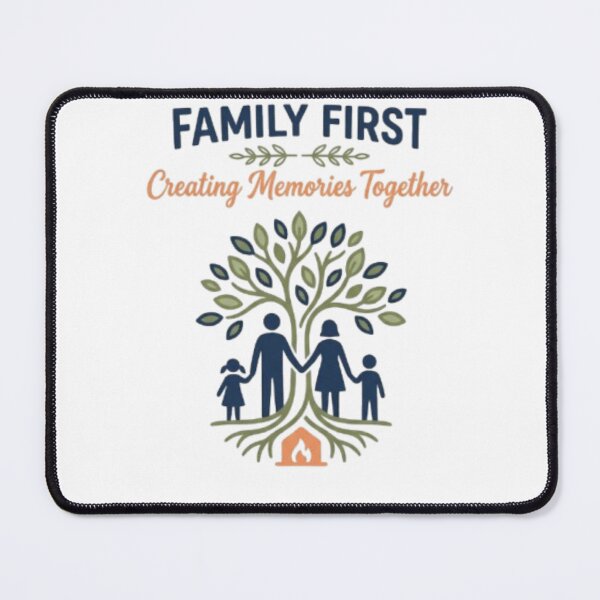 Item preview, Family First Creating Memories Together Tree Graphic designed and sold by RoyalDeluxGo.