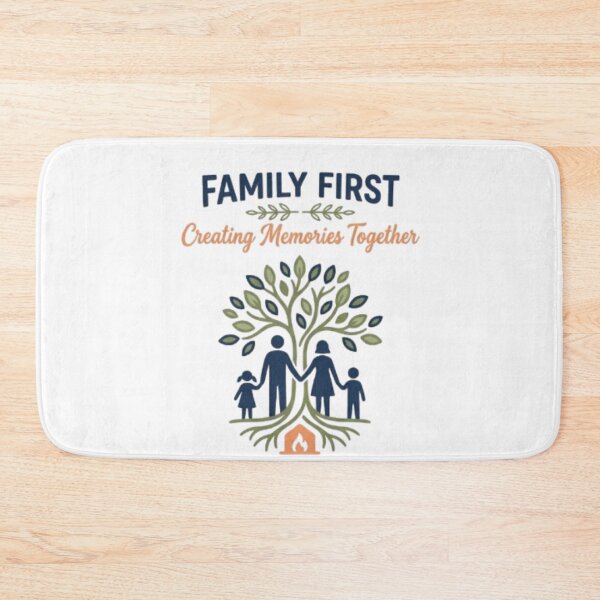 Item preview, Family First Creating Memories Together Tree Graphic designed and sold by RoyalDeluxGo.