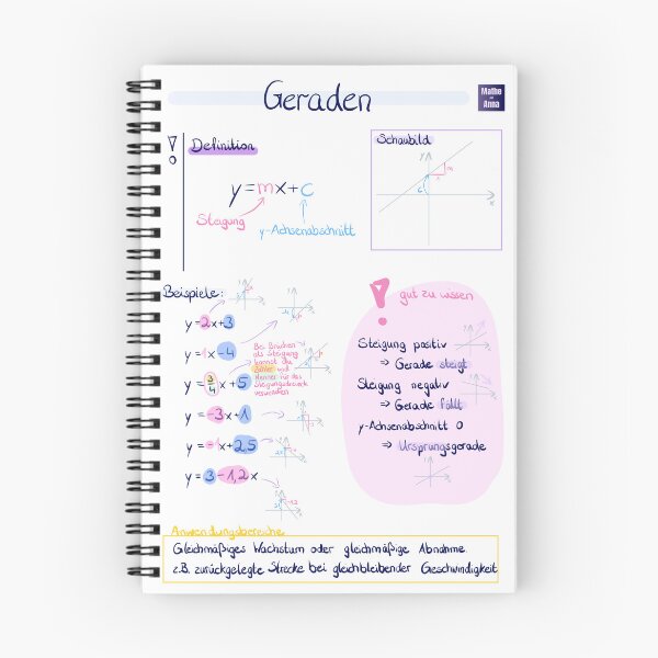 Item preview, Information sheet on straight lines for middle school and secondary school designed and sold by Mathe mit Anna.
