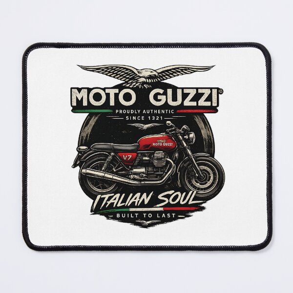 Item preview, Moto Guzzi V7 Italian Soul Vintage Motorcycle Graphic designed and sold by koolthis.
