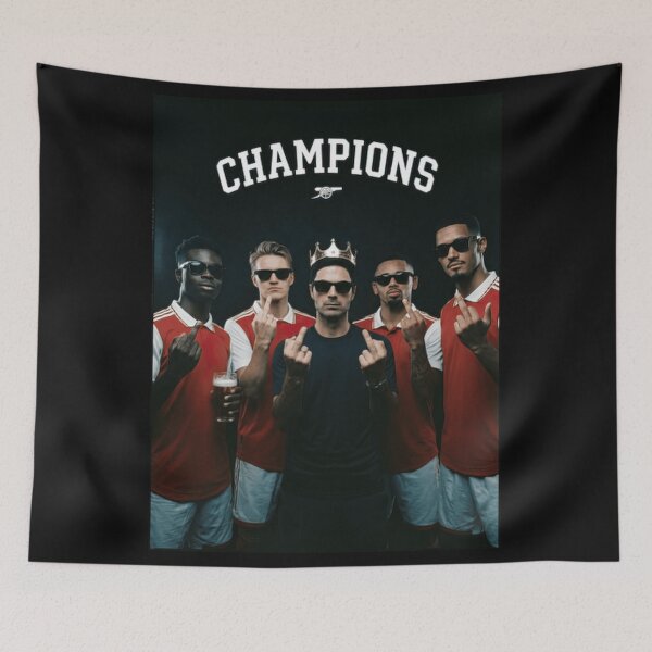 Item preview, Middle Fingers Up Arsenal Champions Classic T-Shirt designed and sold by TheCozyCarrier.