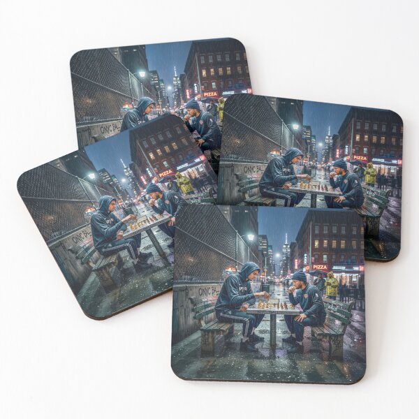 Item preview, Jalen Brunson Wemby Playing Chess In The Rain designed and sold by Home Decor Art.