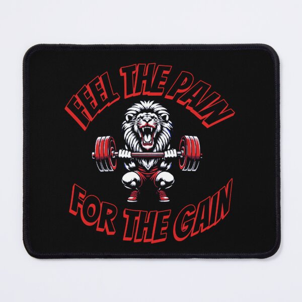 Item preview, Feel The Pain For The Gain Gym Lion Art designed and sold by VNDL Gear.