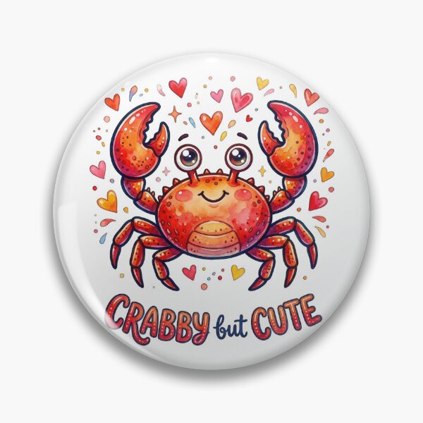 Item preview, Crabby Cute designed and sold by raw_lines.