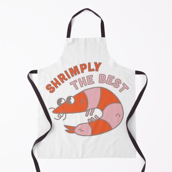 Item preview, Shrimply The Best Cute Food Pun designed and sold by SoftAuraStudi0.