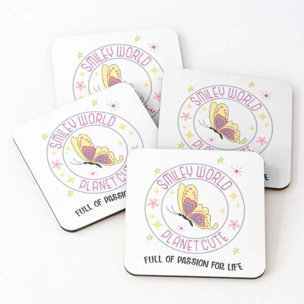 Item preview, Cute Smiley Butterfly Positive Life Art designed and sold by graphicnew.
