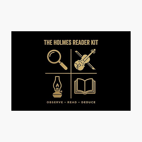 Item preview, The Holmes Reader Kit Observe Read Deduce Sherlock Holmes designed and sold by Fenay Designs.