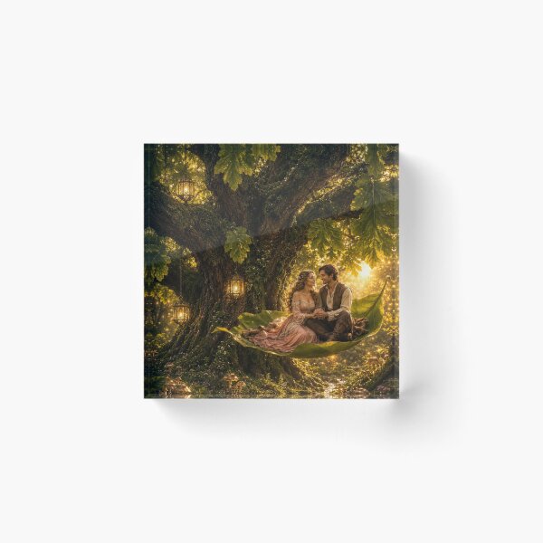Item preview, Enchanted Forest Love – Magical Woodland Romance Art designed and sold by MagicMood Creations.