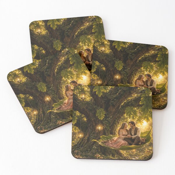 Item preview, Enchanted Forest Love – Magical Woodland Romance Art designed and sold by MagicMood Creations.