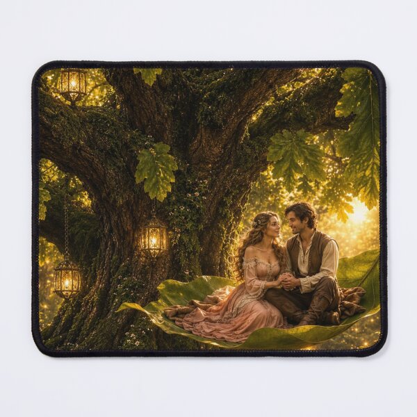 Item preview, Enchanted Forest Love – Magical Woodland Romance Art designed and sold by MagicMood Creations.