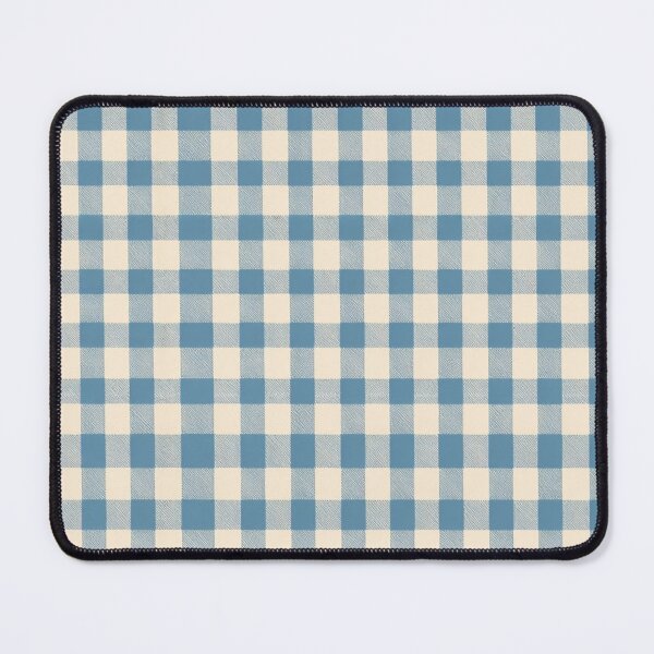 Item preview, Vintage Dusky Blue Gingham | Seamless Cottage Farmhouse Check Pattern designed and sold by Bound for Wonder.