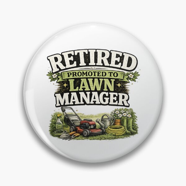 Item preview, Retired Promoted To Lawn Manager  designed and sold by CozyRetirementGifts.