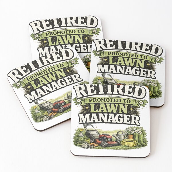Item preview, Retired Promoted To Lawn Manager  designed and sold by CozyRetirementGifts.