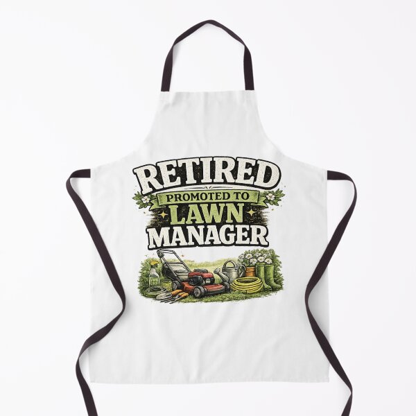 Item preview, Retired Promoted To Lawn Manager designed and sold by CozyRetirementGifts.