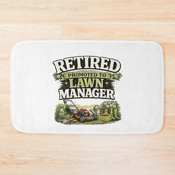 Item preview, Retired Promoted To Lawn Manager  designed and sold by CozyRetirementGifts.