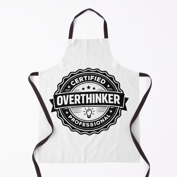 Item preview, Certified Professional Overthinker – Funny Anxiety Shirt designed and sold by DesignTeamHub.