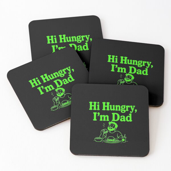 Item preview, Hi Hungry I'm Dad Funny Burger Father's Day Joke designed and sold by 5LiniaEmocji5.