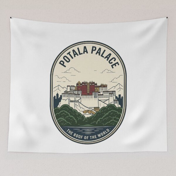 Item preview, Potala Palace Lhasa Tibet Travel Badge Style designed and sold by k3rstman1.