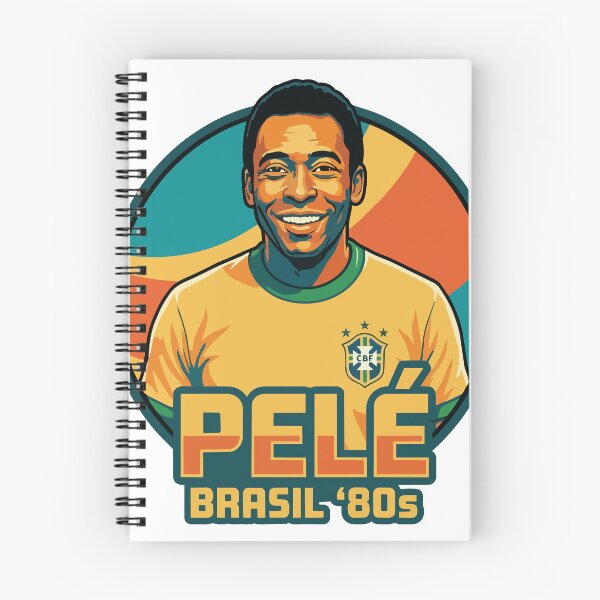 Item preview, Vintage 1980s Pelé Brazil National Team Portrait designed and sold by PixelCatalyst.