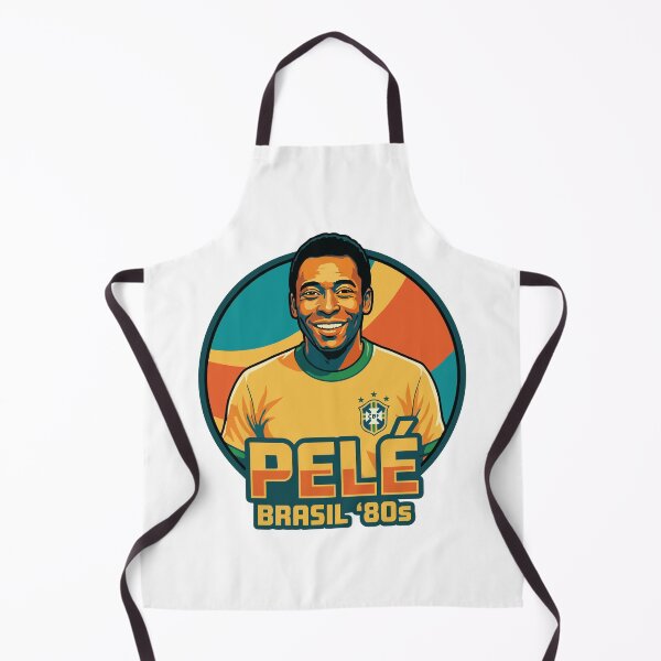 Item preview, Vintage 1980s Pelé Brazil National Team Portrait designed and sold by PixelCatalyst.