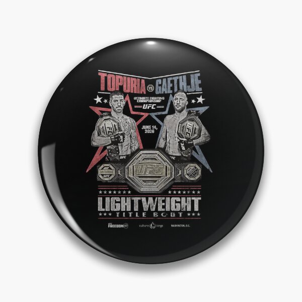 Item preview, Ilia Topuria Vs Justin Gaethje Lightweight Title Bout designed and sold by JeyVel.