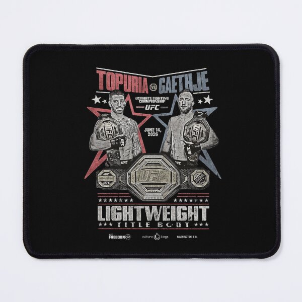 Item preview, Ilia Topuria Vs Justin Gaethje Lightweight Title Bout designed and sold by JeyVel.