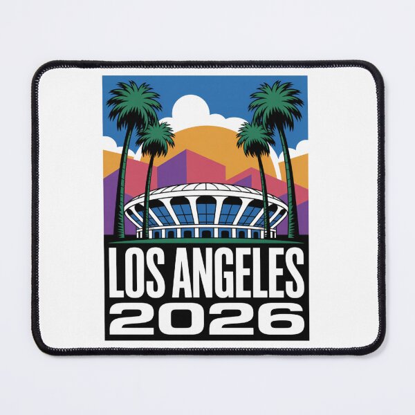 Item preview, Los Angeles 2026 Palm Tree Sunset T-Shirt V2 designed and sold by DarylWelsh2024.