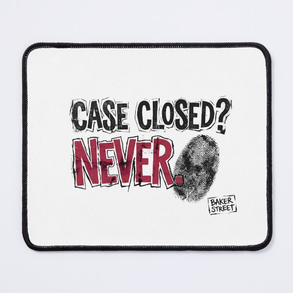 Item preview, Case Closed Never Baker Street Sherlock Holmes Stencil Art designed and sold by Fenay Designs.