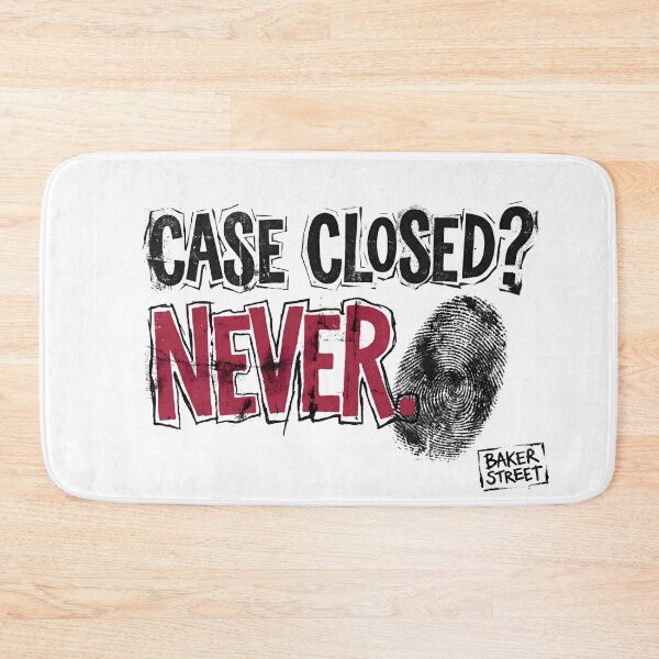 Item preview, Case Closed Never Baker Street Sherlock Holmes Stencil Art designed and sold by Fenay Designs.