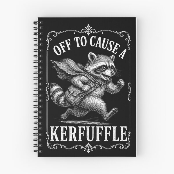 Item preview, Off To Cause A Kerfuffle Raccoon Meme Goblincore Shirt designed and sold by Lichtisign.