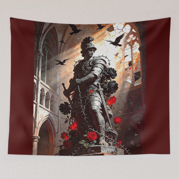 Item preview, Epic Dark Fantasy &amp; Gothic Cathedral Wall Art (3:4) designed and sold by Cyber-ART-Studio.