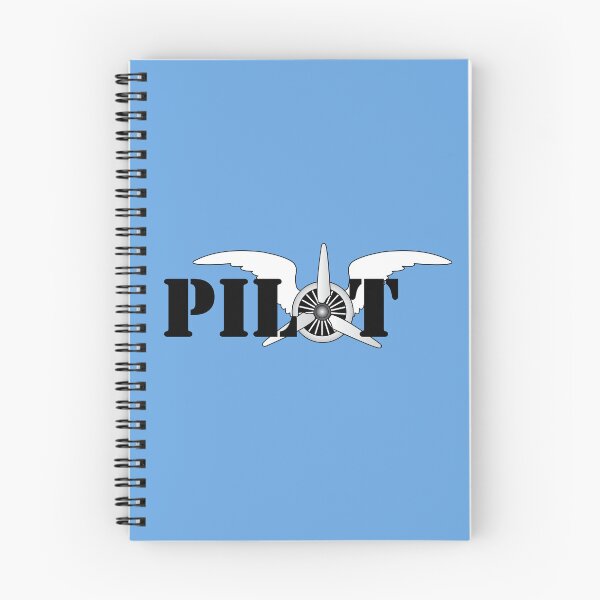 Item preview, Pilot Wings Airplane Engine Propeller Typographic Design designed and sold by CreativeTwins.
