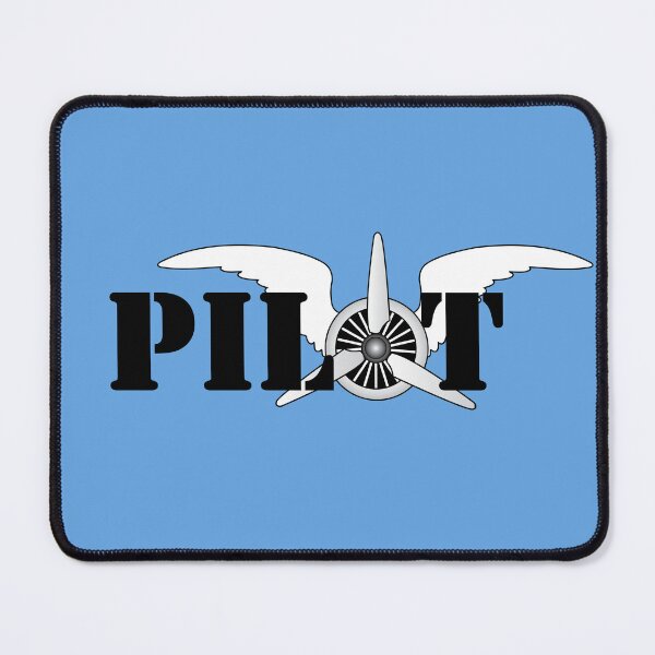 Item preview, Pilot Wings Airplane Engine Propeller Typographic Design designed and sold by CreativeTwins.