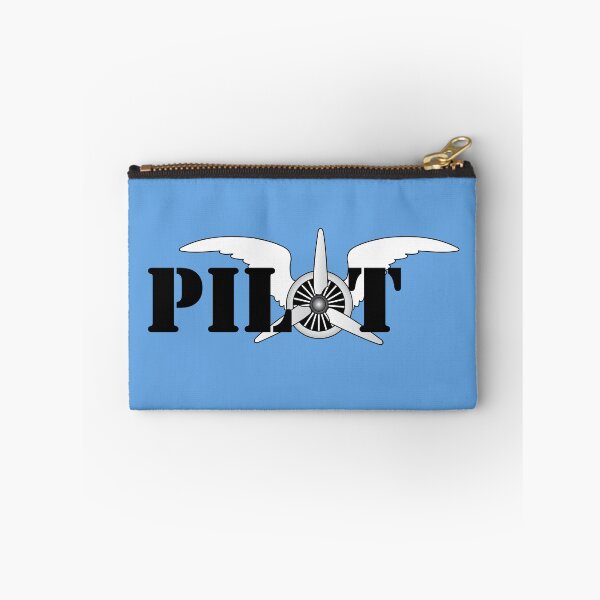 Item preview, Pilot Wings Airplane Engine Propeller Typographic Design designed and sold by CreativeTwins.