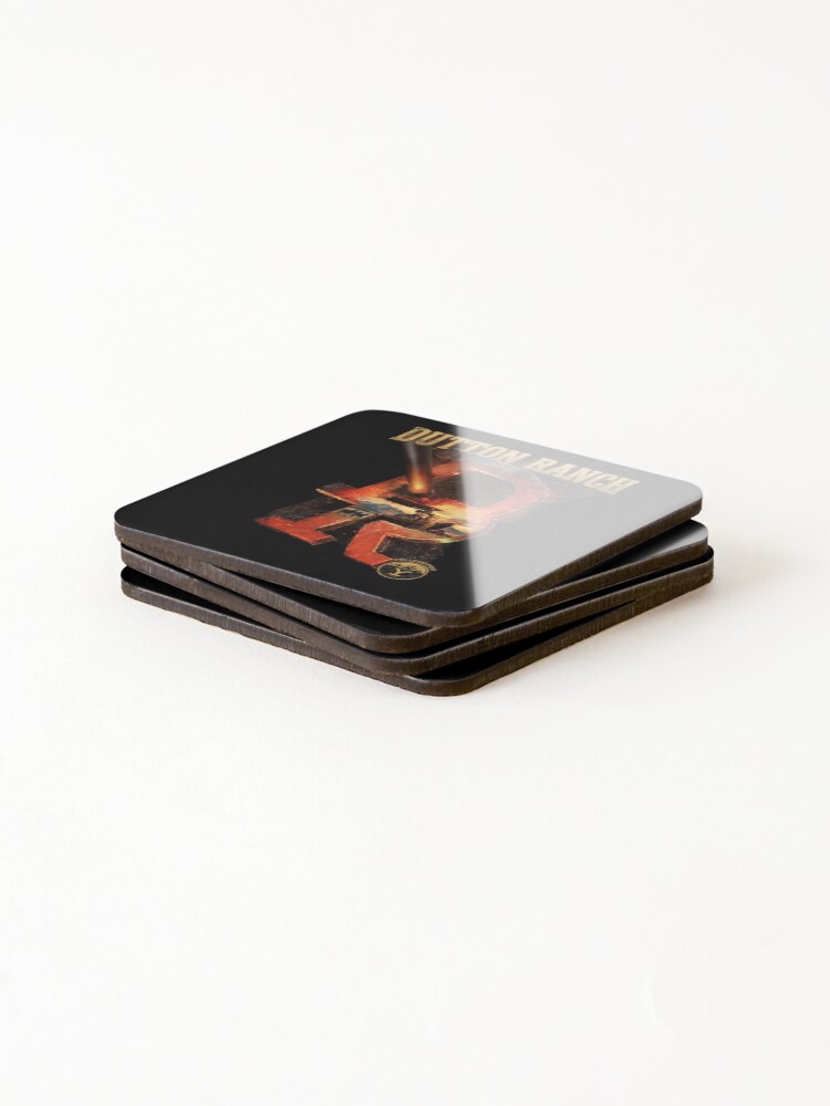 Thumbnail 4 of 5, Coasters (Set of 4), Dutton Ranch designed and sold by robhoffman2003.