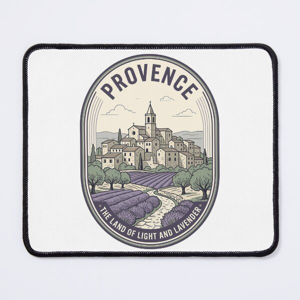 Item preview, Vintage Provence France Lavender Field Travel Badge designed and sold by k3rstman1.