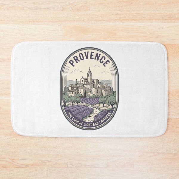 Item preview, Vintage Provence France Lavender Field Travel Badge designed and sold by k3rstman1.