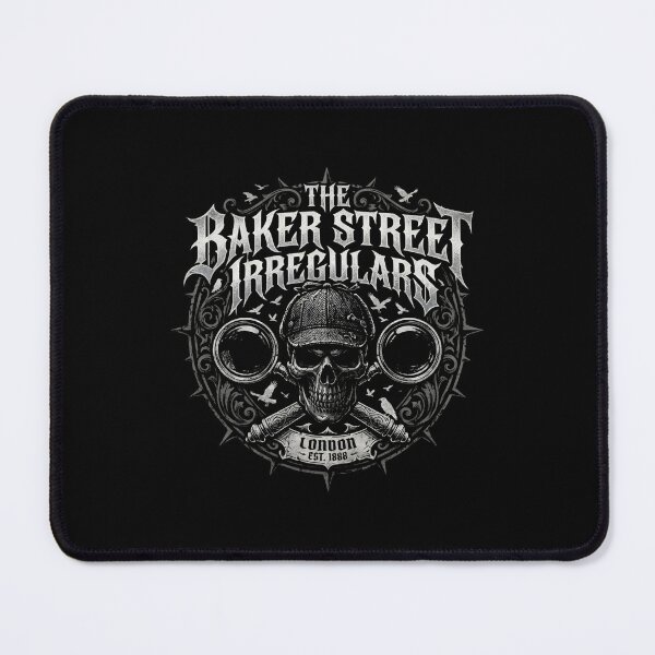 Item preview, The Baker Street Irregulars Sherlock Holmes Skull Gothic Art designed and sold by Fenay Designs.