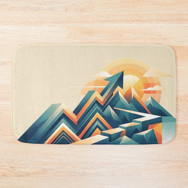 Item preview, Mountain Growth Arrow Illustration | Business Success, Financial Growth & Goal Achievement Vector Art designed and sold by MCV-Designs.