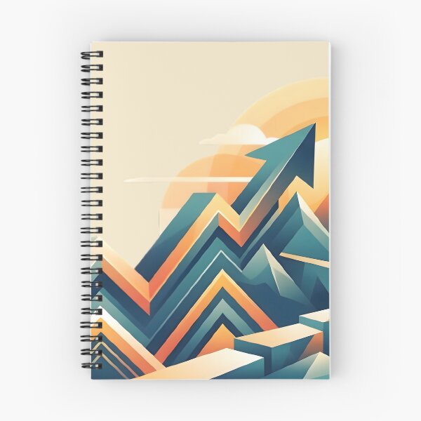 Item preview, Mountain Growth Arrow Illustration | Business Success, Financial Growth & Goal Achievement Vector Art designed and sold by MCV-Designs.