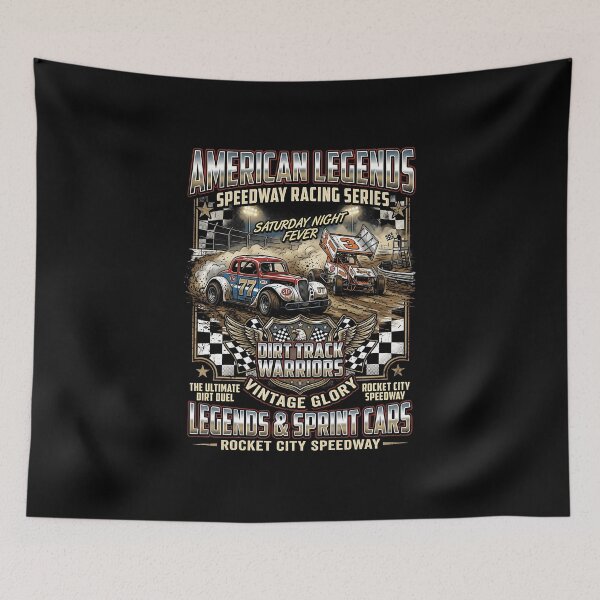 Item preview, American Legends Dirt Track Warriors Sprint Cars designed and sold by graphixpolash.
