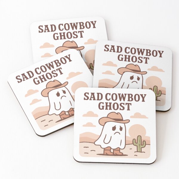 Item preview, Sad Cowboy Ghost designed and sold by Musicdrip.