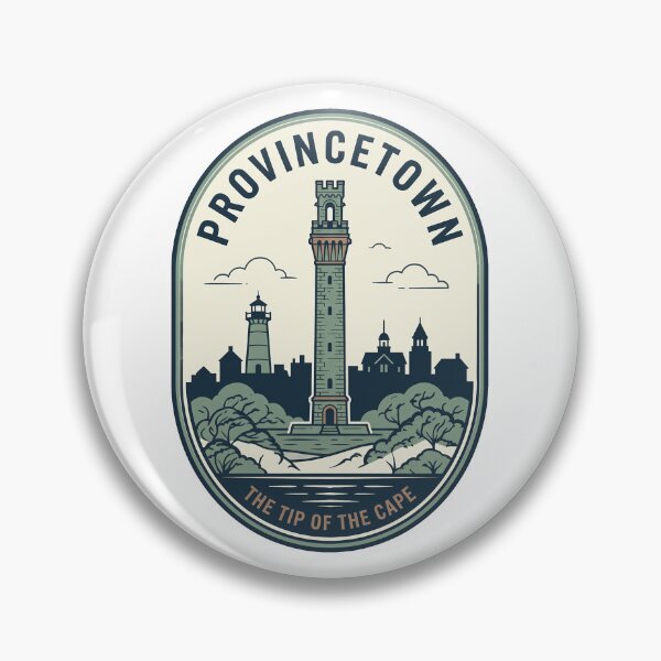 Item preview, Vintage Provincetown Pilgrim Monument Cape Cod Badge designed and sold by k3rstman1.
